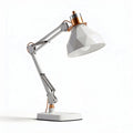 Stijlvolle bureaulamp met verstelbare armen van metaal en kunststof 25 x 25 x 60cm